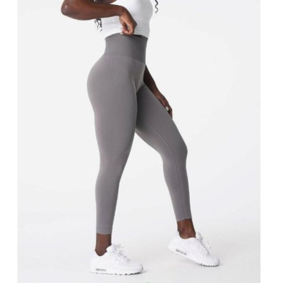 NVGTN Pants - NVGTN Women's Charcoal High Waisted Seamless Stretch Leggings Size S